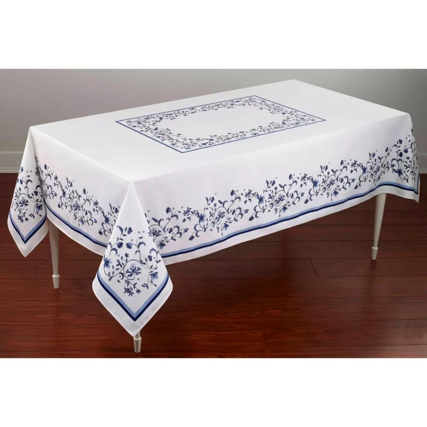 Blue Portofino 60" X 102" Tablecloth
